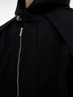 Sequin Zipper Hooded Sweater and Pants Set