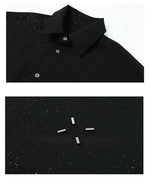 Sequined Button-down Shirt