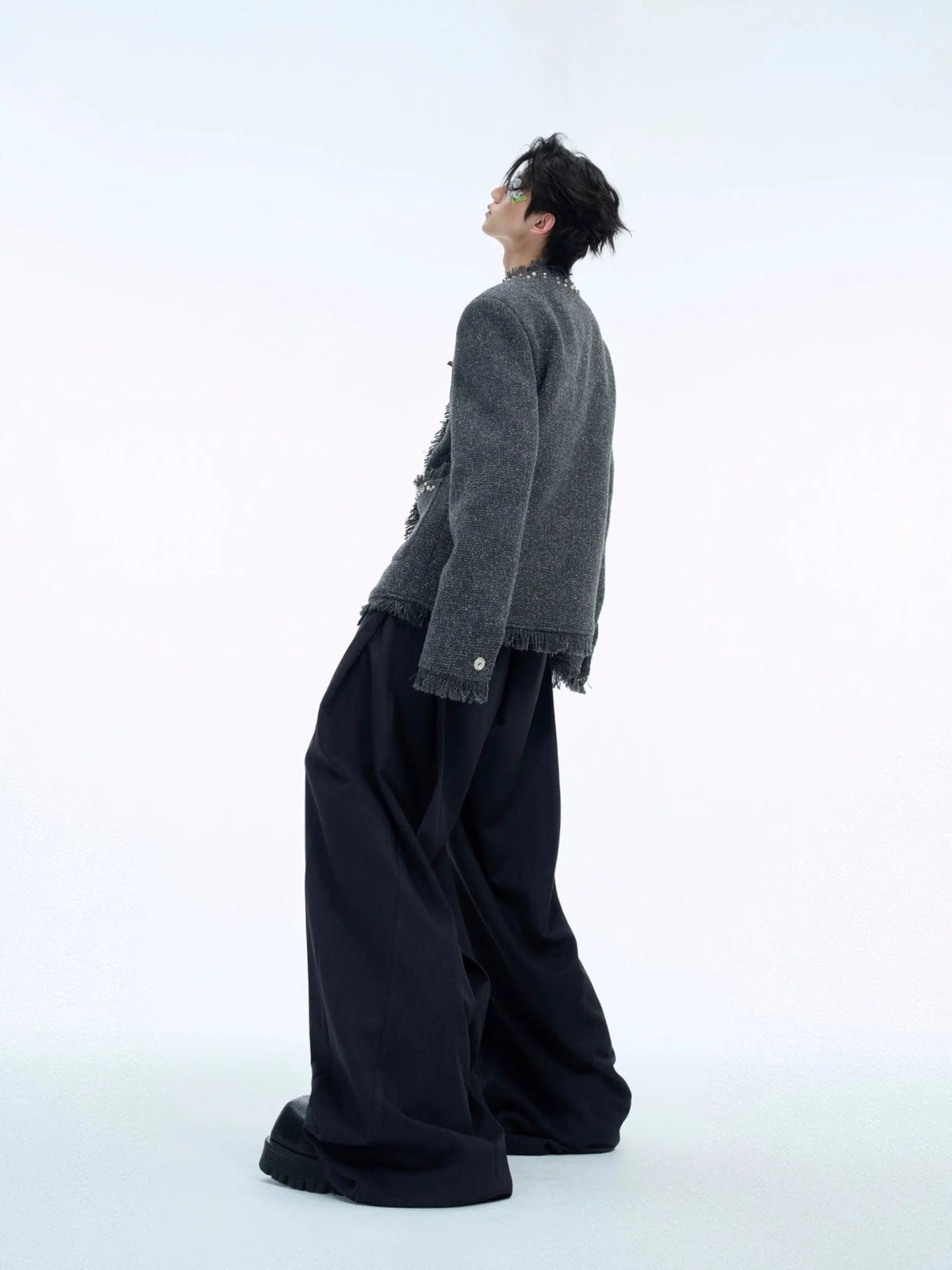 Sequined Tweed Jacket