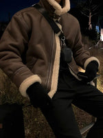 Shearling-Lined Cotton-Padded Jacket
