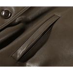 Shearling-Lined Leather Jacket