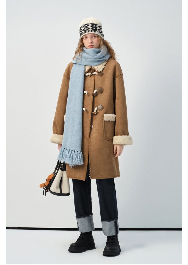 Shearling-Lined Toggle Coat