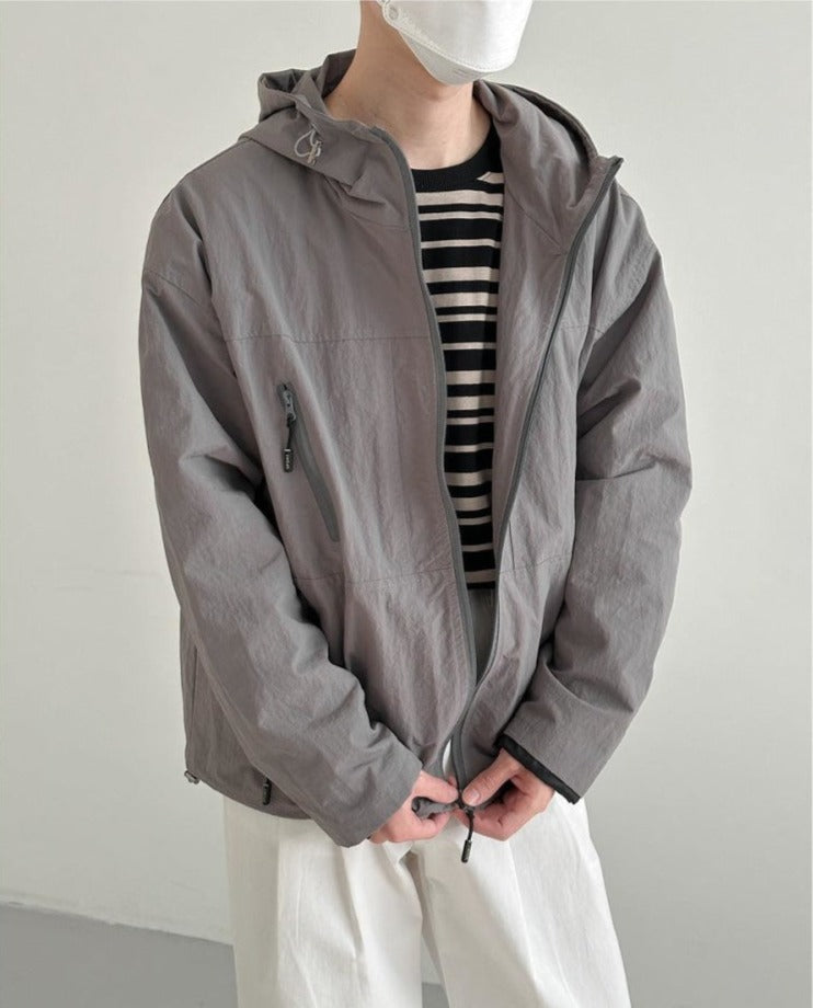 Short Hooded Casual Oversize Jacket