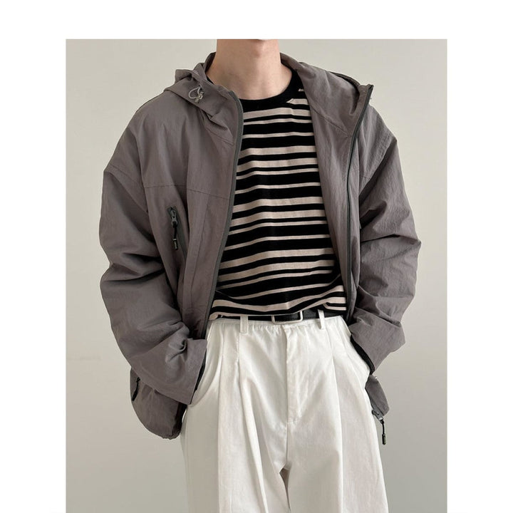 Short Hooded Casual Oversize Jacket