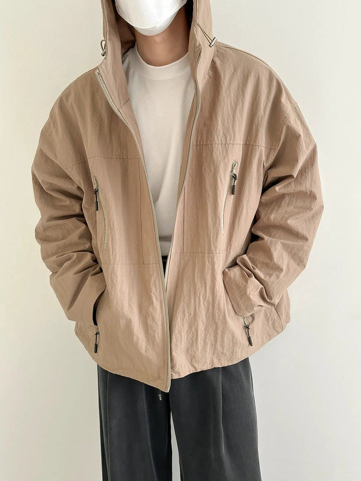 Short Hooded Casual Oversize Jacket
