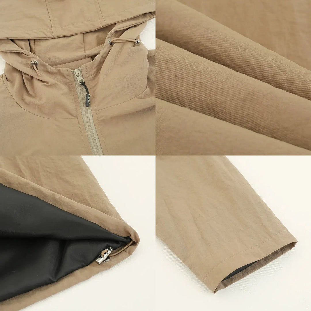 Short Hooded Casual Oversize Jacket