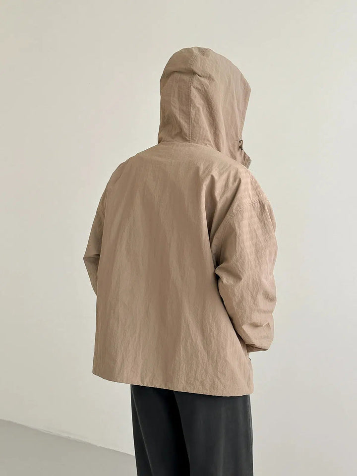 Short Hooded Casual Oversize Jacket