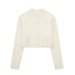 Short Knitted Cardigan Jacket