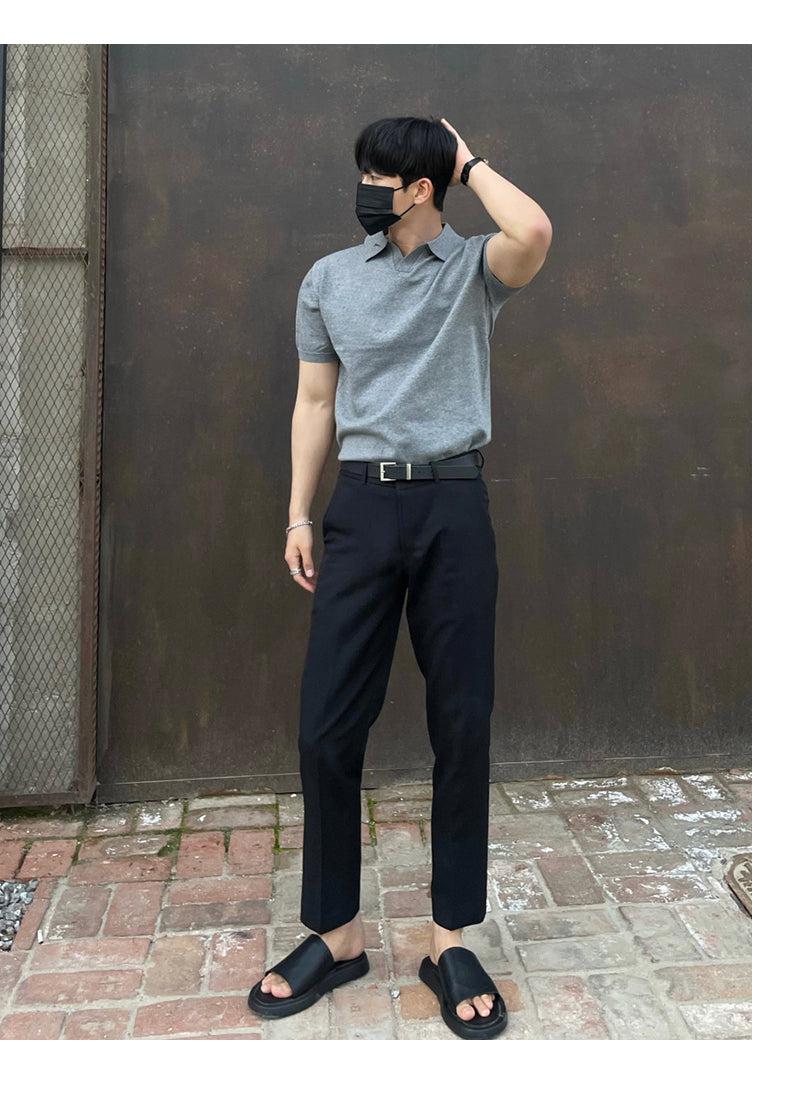 Short Sleeve Basic Polo Shirt