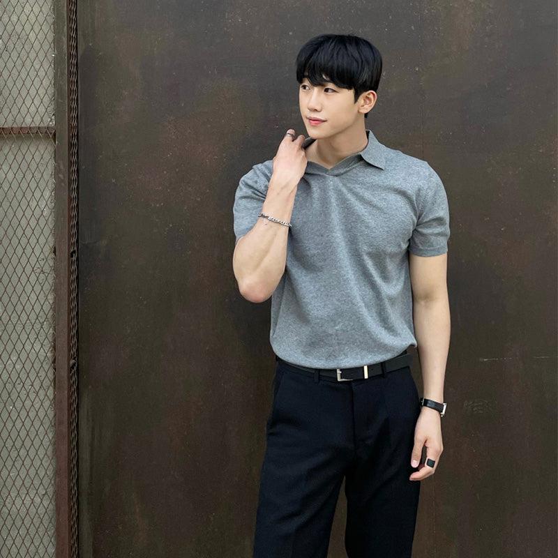 Short Sleeve Basic Polo Shirt
