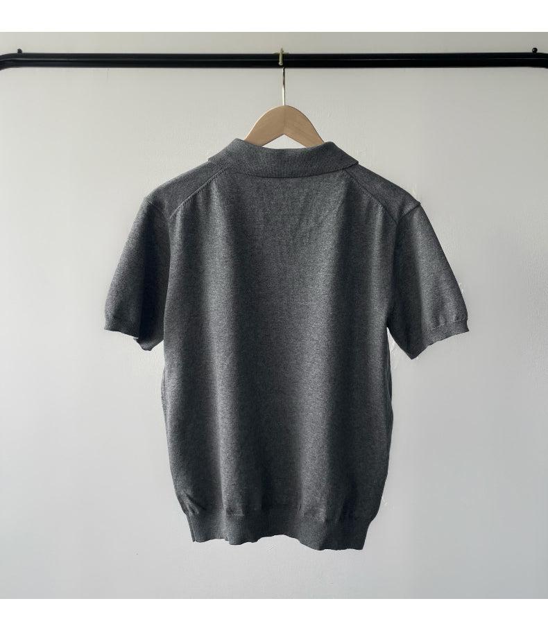 Short Sleeve Basic Polo Shirt
