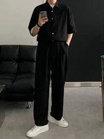 Short-Sleeve Button-Up Shirt