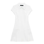 Short Sleeve Collared Sundress