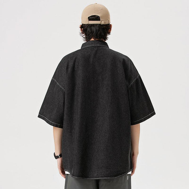 Short Sleeve Denim Shirt