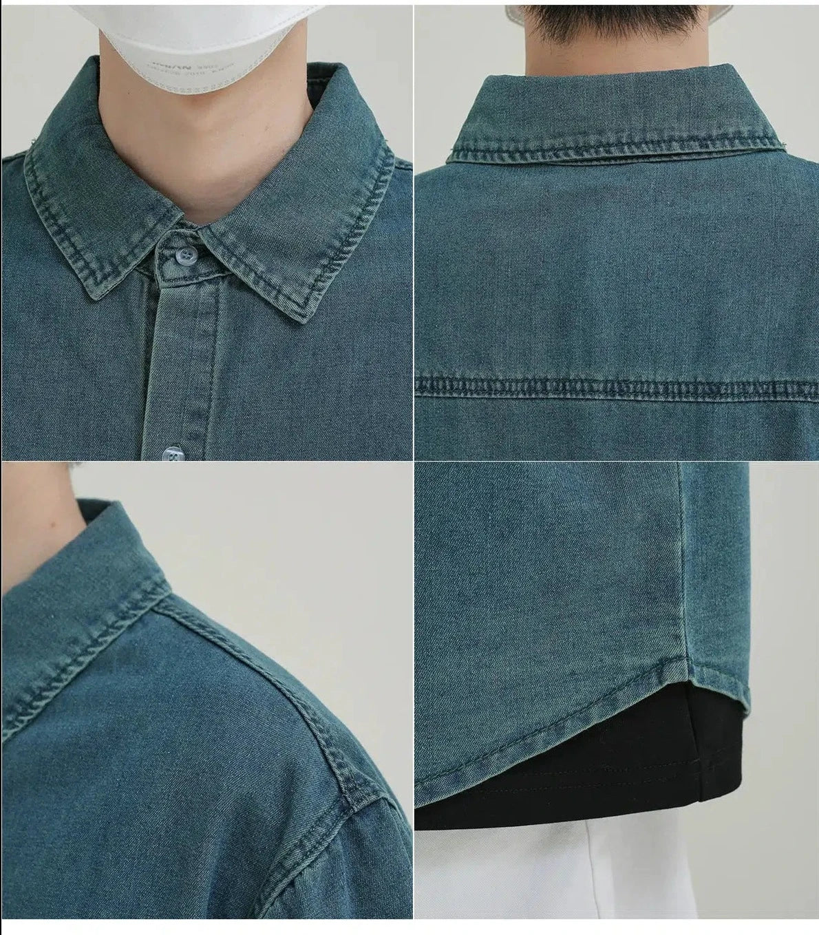 Short Sleeve Denim Shirt