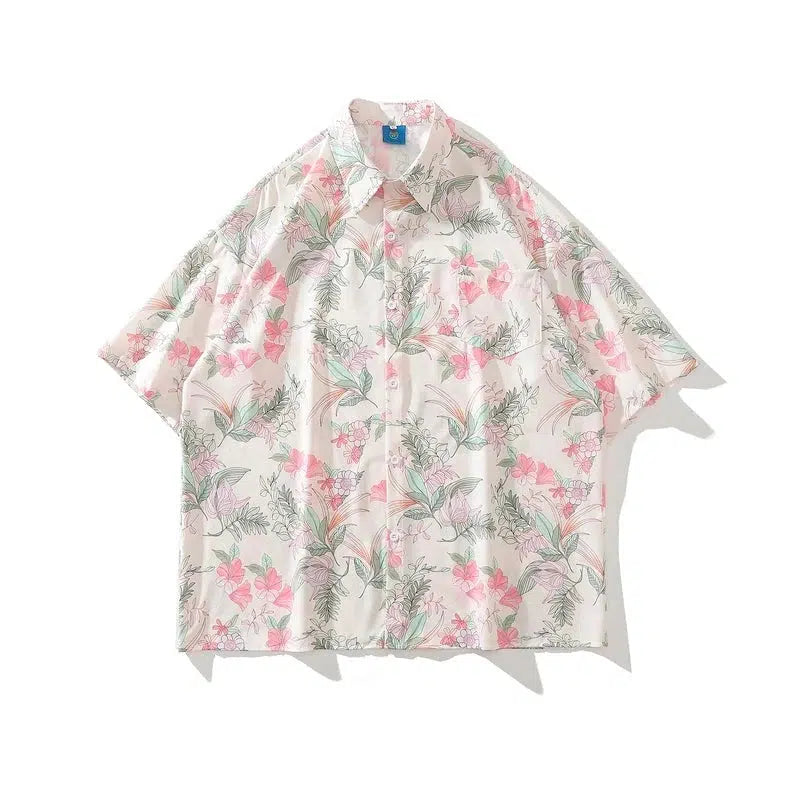 Short Sleeve Floral Shirt