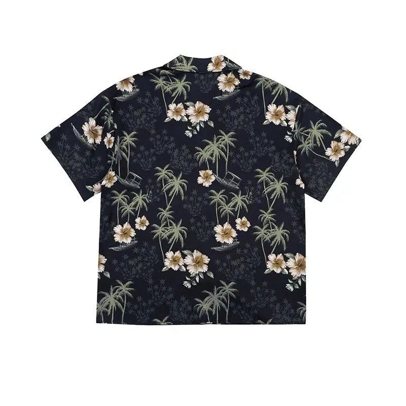 Short Sleeve Hawaiian Style Shirt