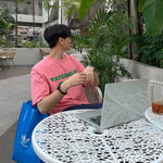 Short Sleeve Letter Printed T-shirt