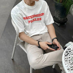 Short Sleeve Letter Printed T-shirt