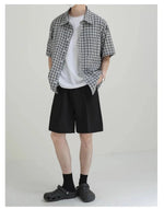 Short Sleeve Plaid Shirt
