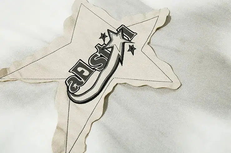 Short Sleeve Star Patch T-shirt