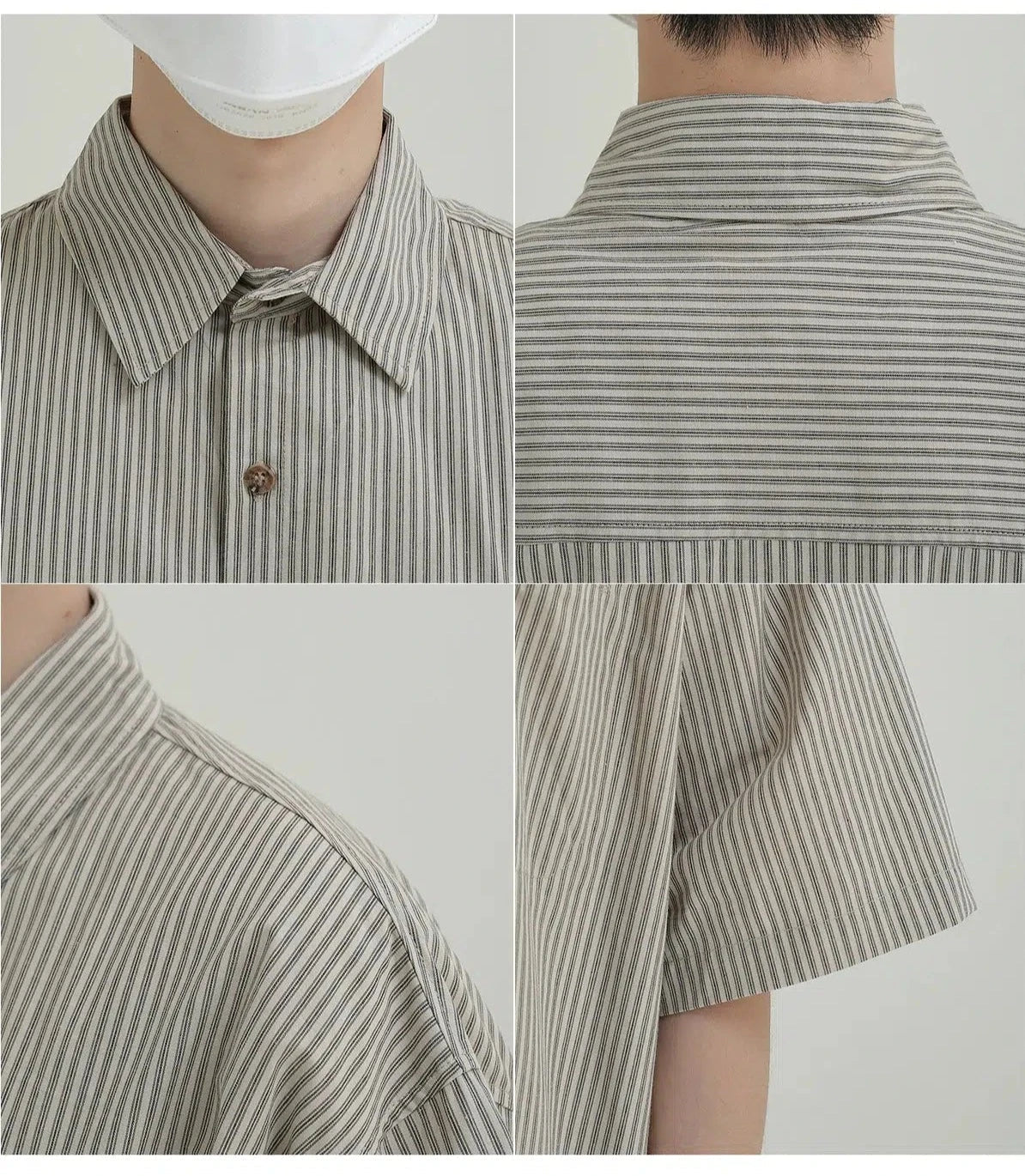 19SS Washed Twill Shirt（Auralee Washed Finx Twill Stripe