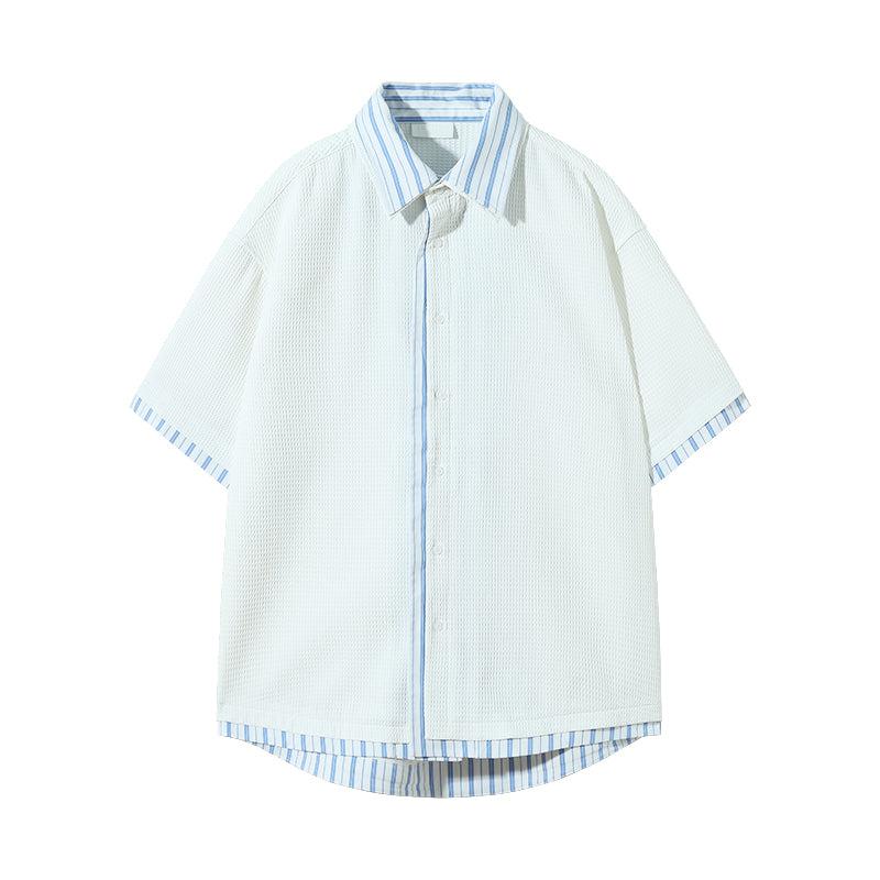 Short Sleeve Waffle Overshirt