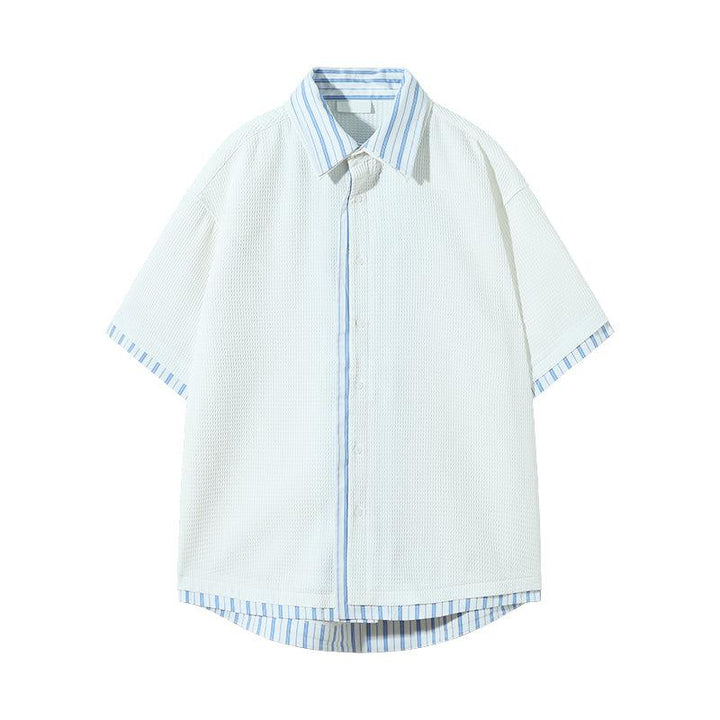 Short Sleeve Waffle Overshirt
