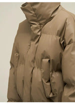 Short Stand Collar Puffer Jacket