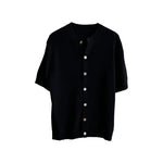 Short-sleeved Knitted Cardigan