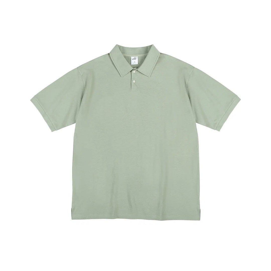 Short-sleeved Lapel Polo Shirt