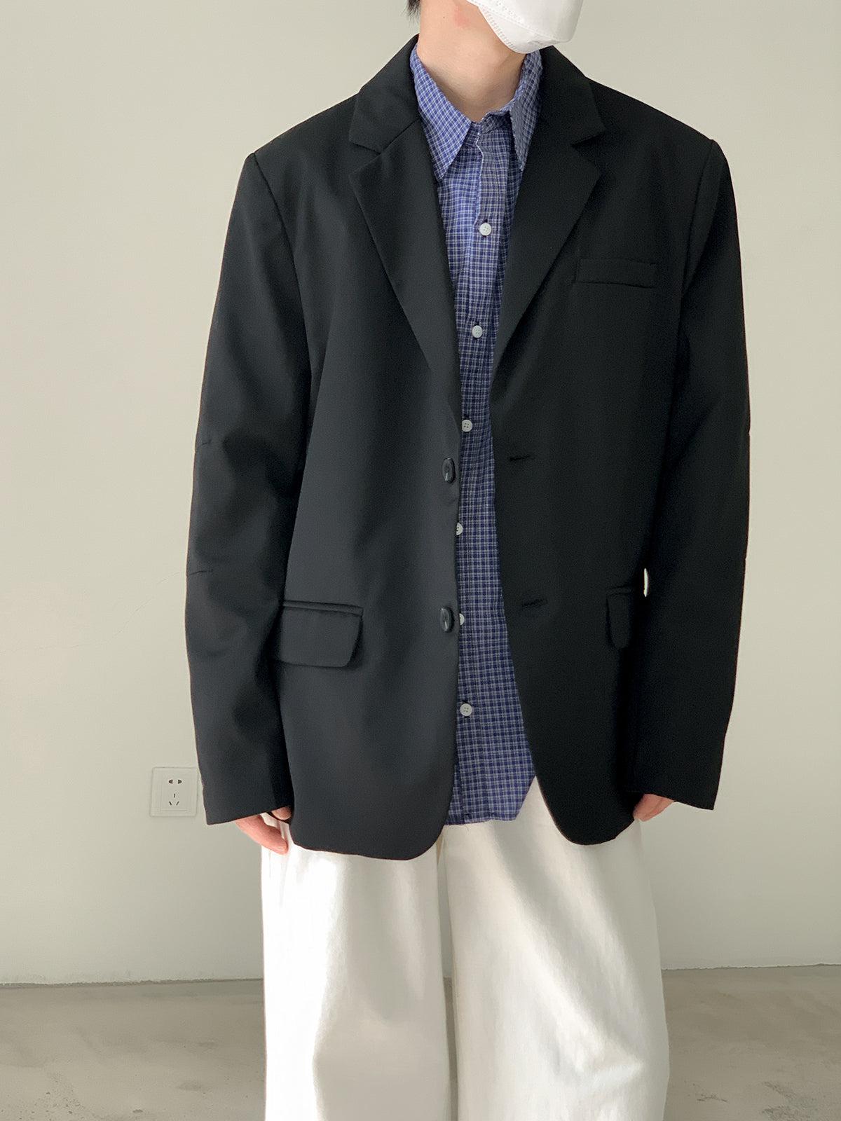 Shoulder Pads Black Blazer