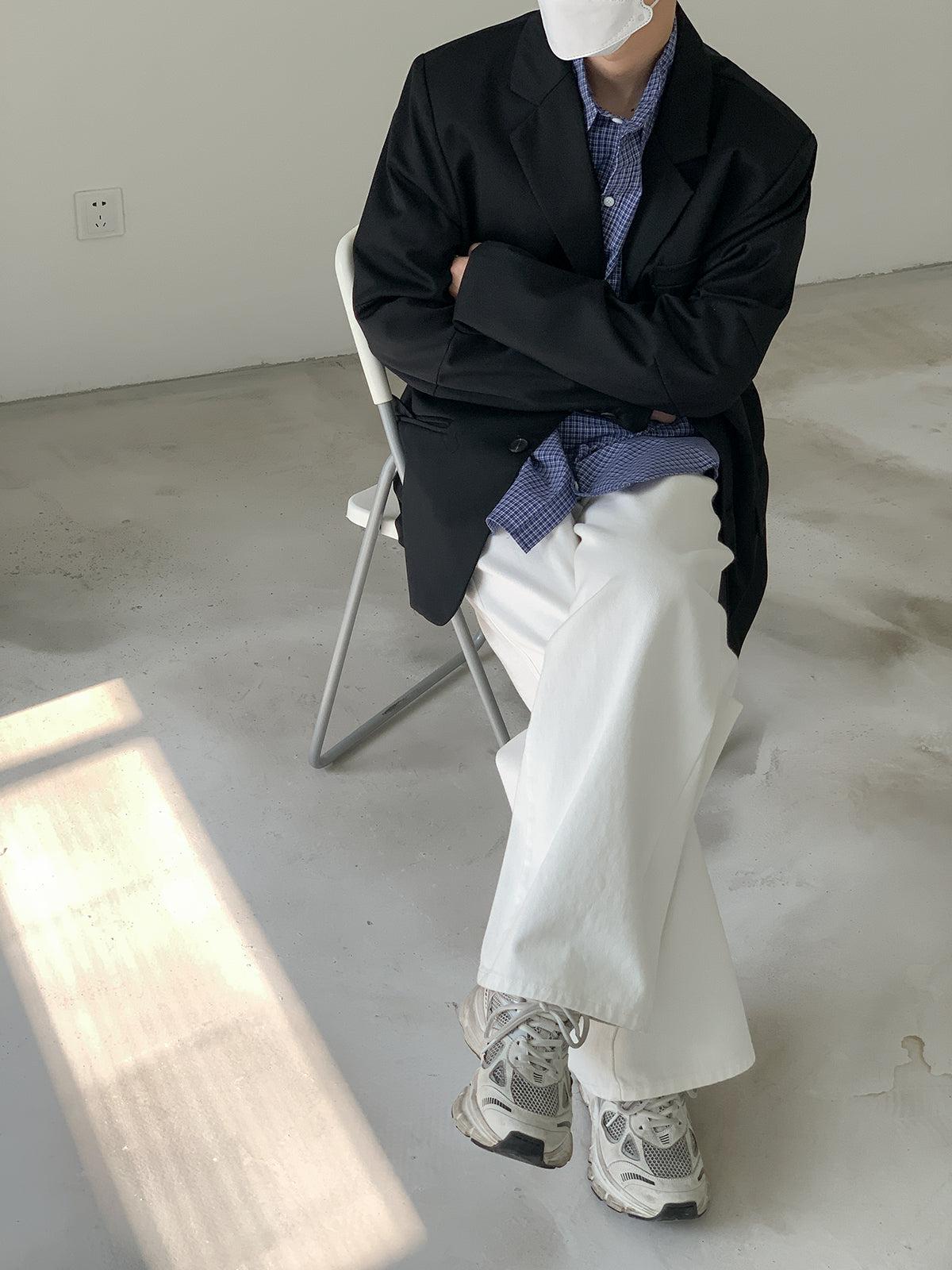 Shoulder Pads Black Blazer