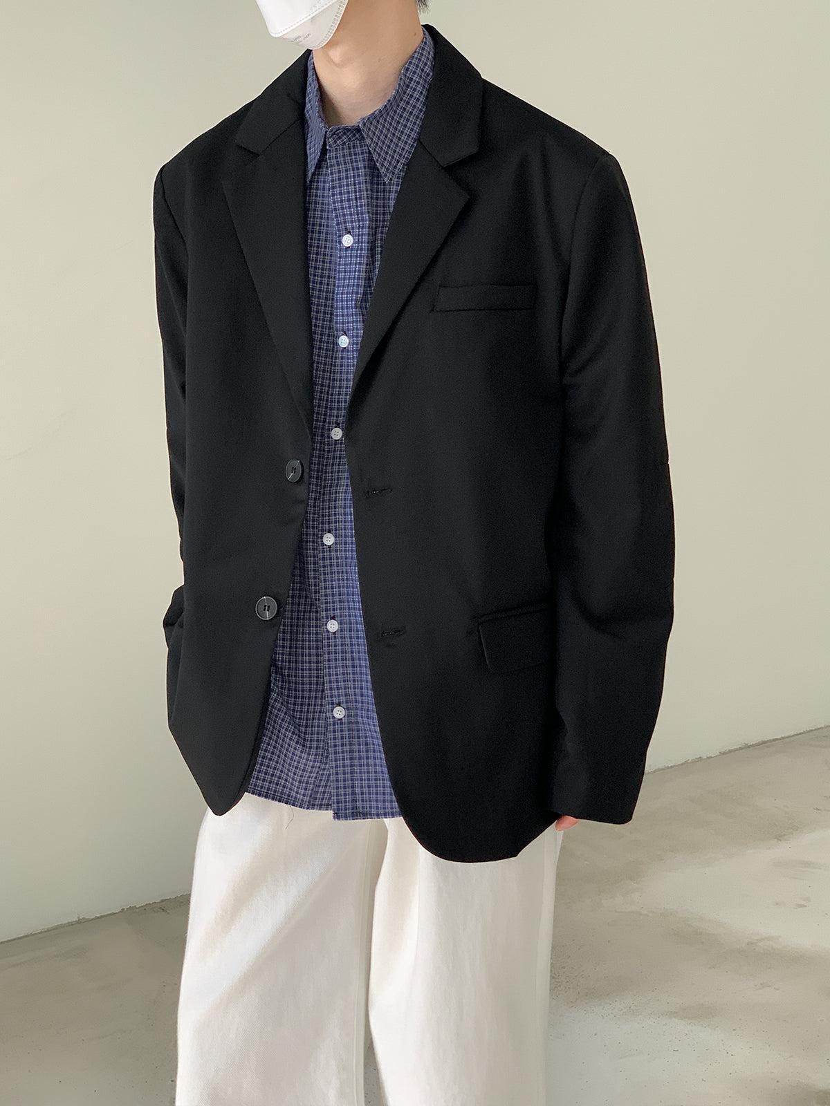 Shoulder Pads Black Blazer