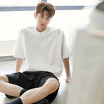 Shoulder Zip Short sleeve T-shirt