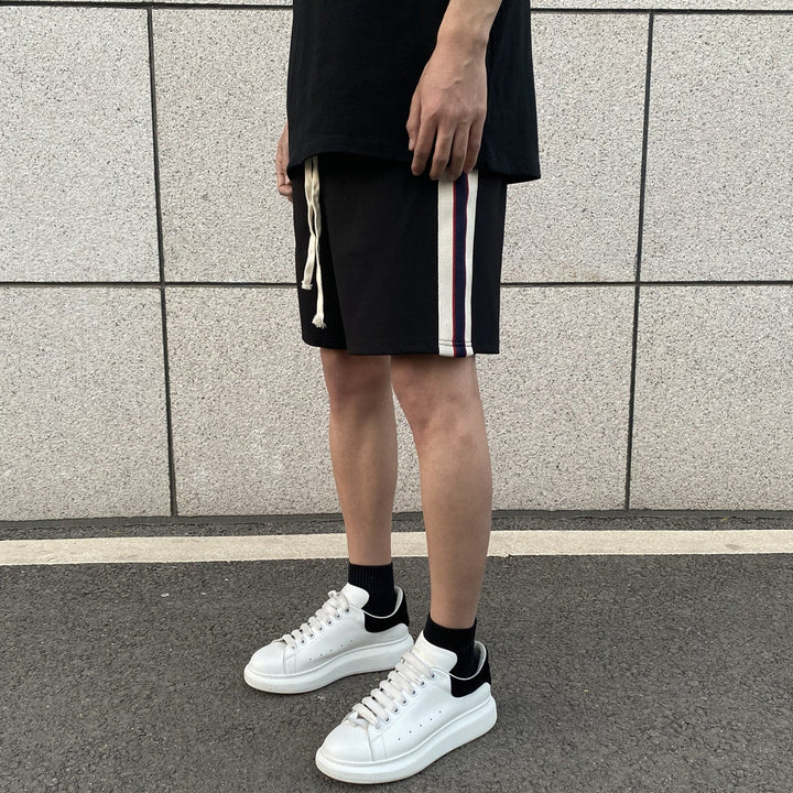 Side Ribbon Striped Shorts