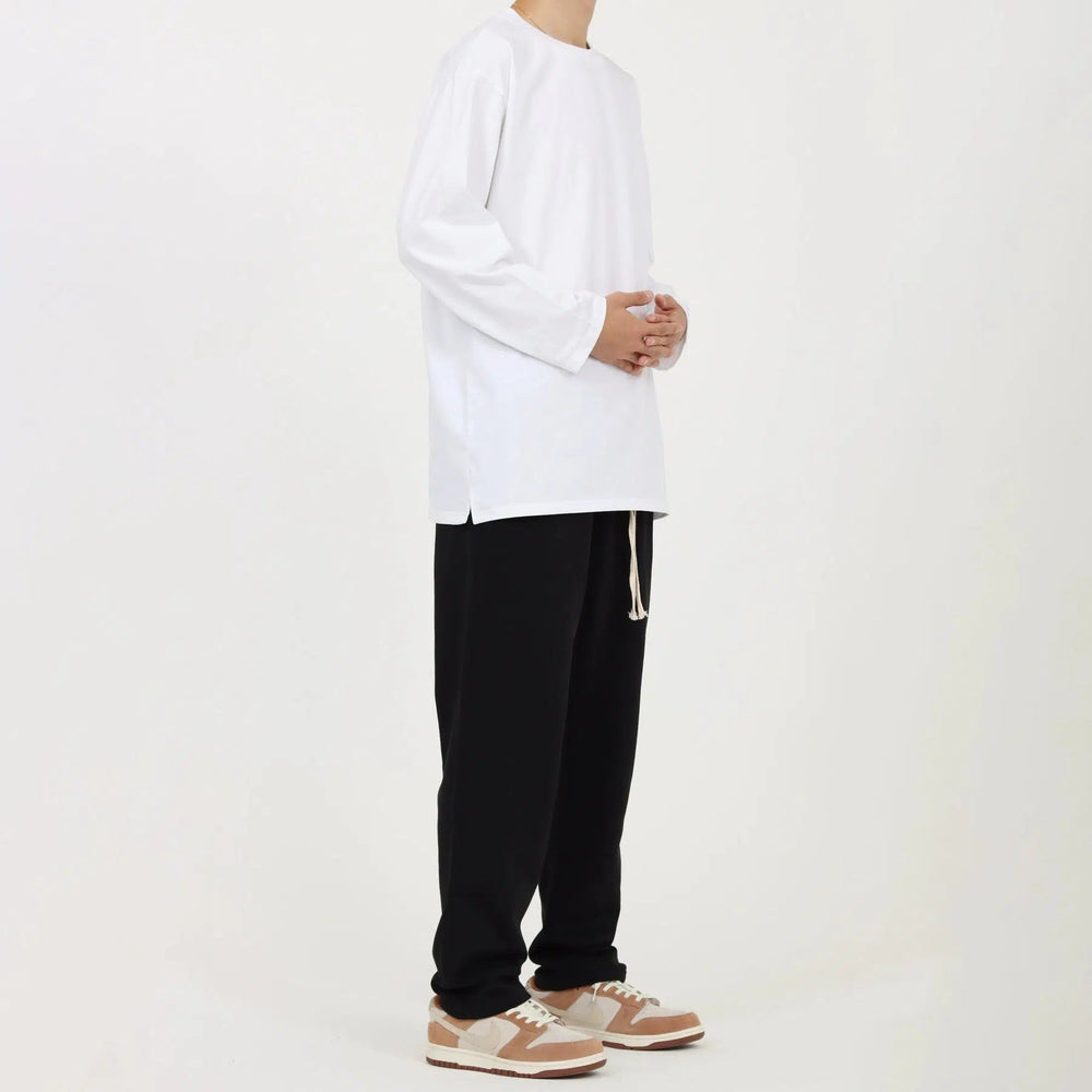 Side Slit Long Sleeve T-shirt