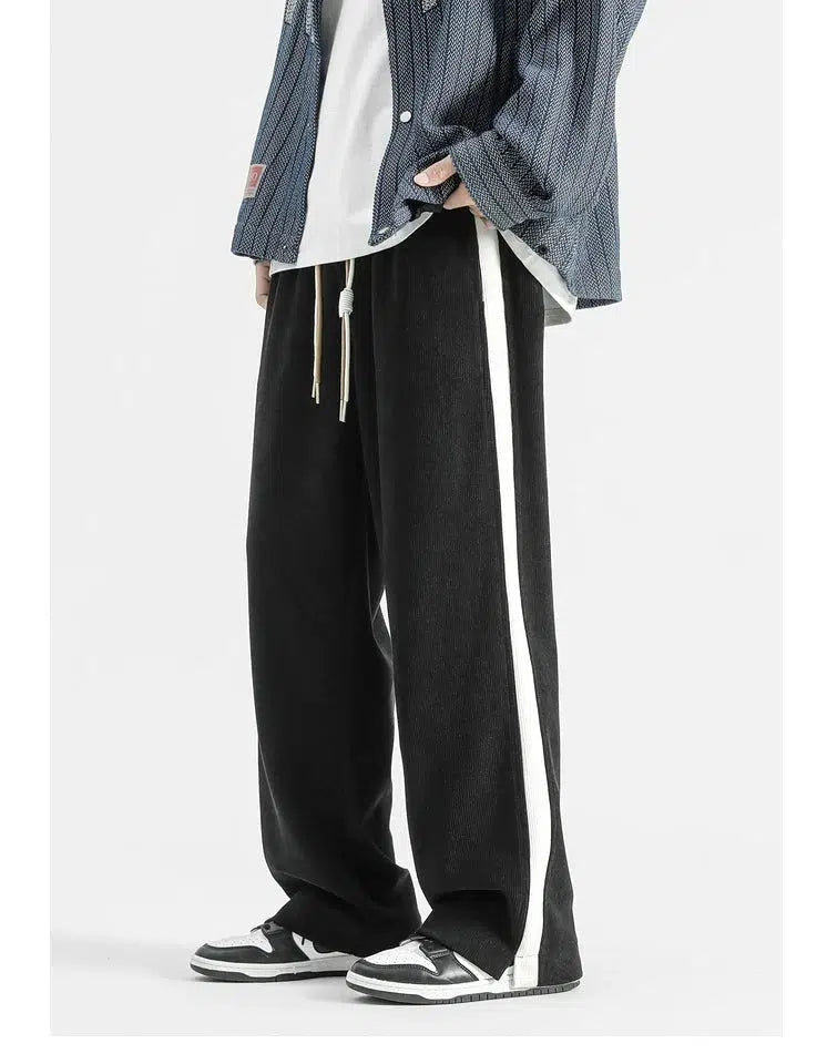 Side-Stitched Drawstring Sweatpants