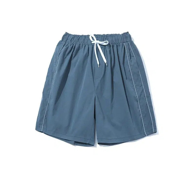 Side Stripe Drawstring Shorts