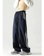 Side Striped Fit Athletic Pants