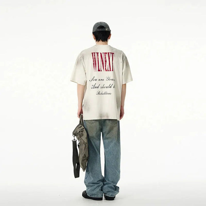 Silhouette Graphic Short-sleeved T-shirt