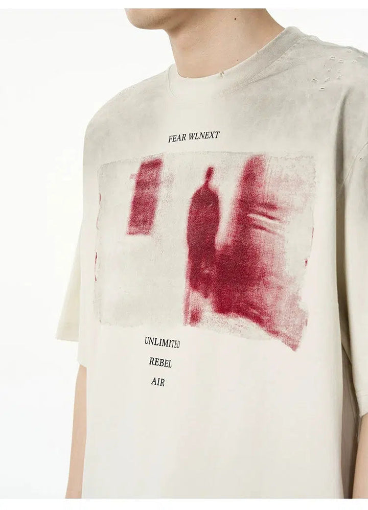 Silhouette Graphic Short-sleeved T-shirt