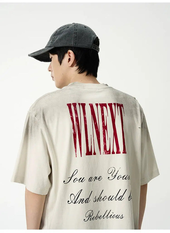Silhouette Graphic Short-sleeved T-shirt