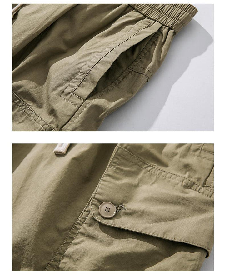 Silk Drawstring Tooling Shorts