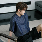 Silky Chambray Short Sleeve T-shirt