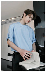 Silky Chambray Short Sleeve T-shirt