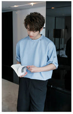 Silky Chambray Short Sleeve T-shirt