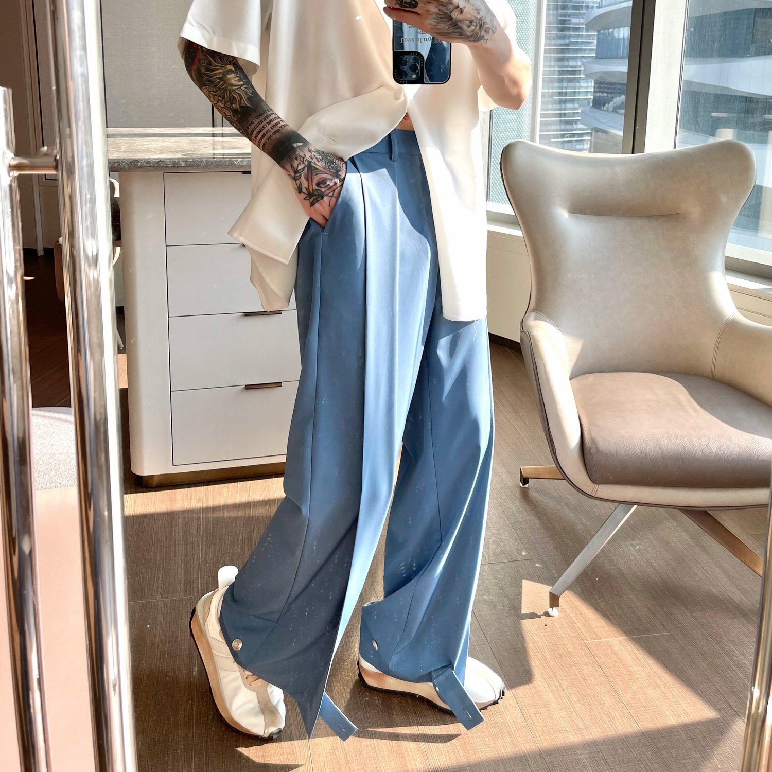 Korean fashion style jeans on sale