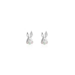 Silver Rabbit Earrings