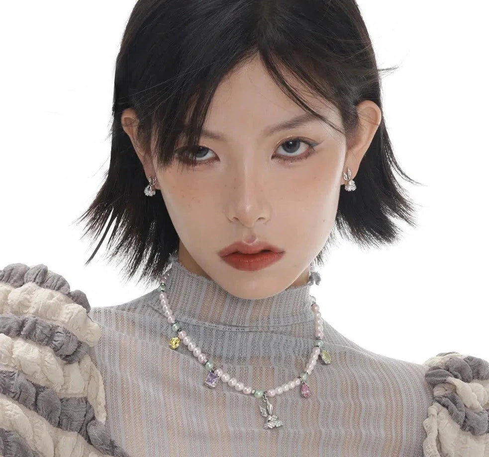 Silver Rabbit Earrings